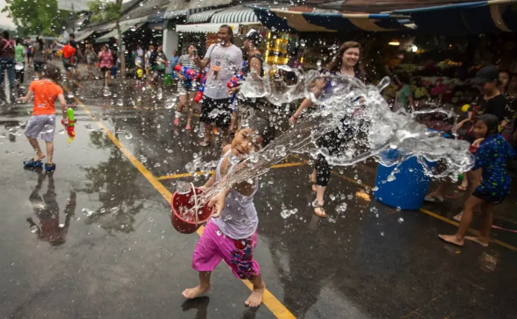 Popular destinations for celebrating Songkran in Thailand