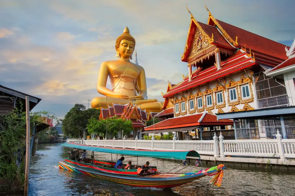 Grand Palace in Bangkok with intricate architecture 