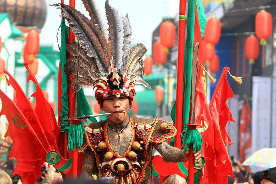 keindahan Pawai Tatung