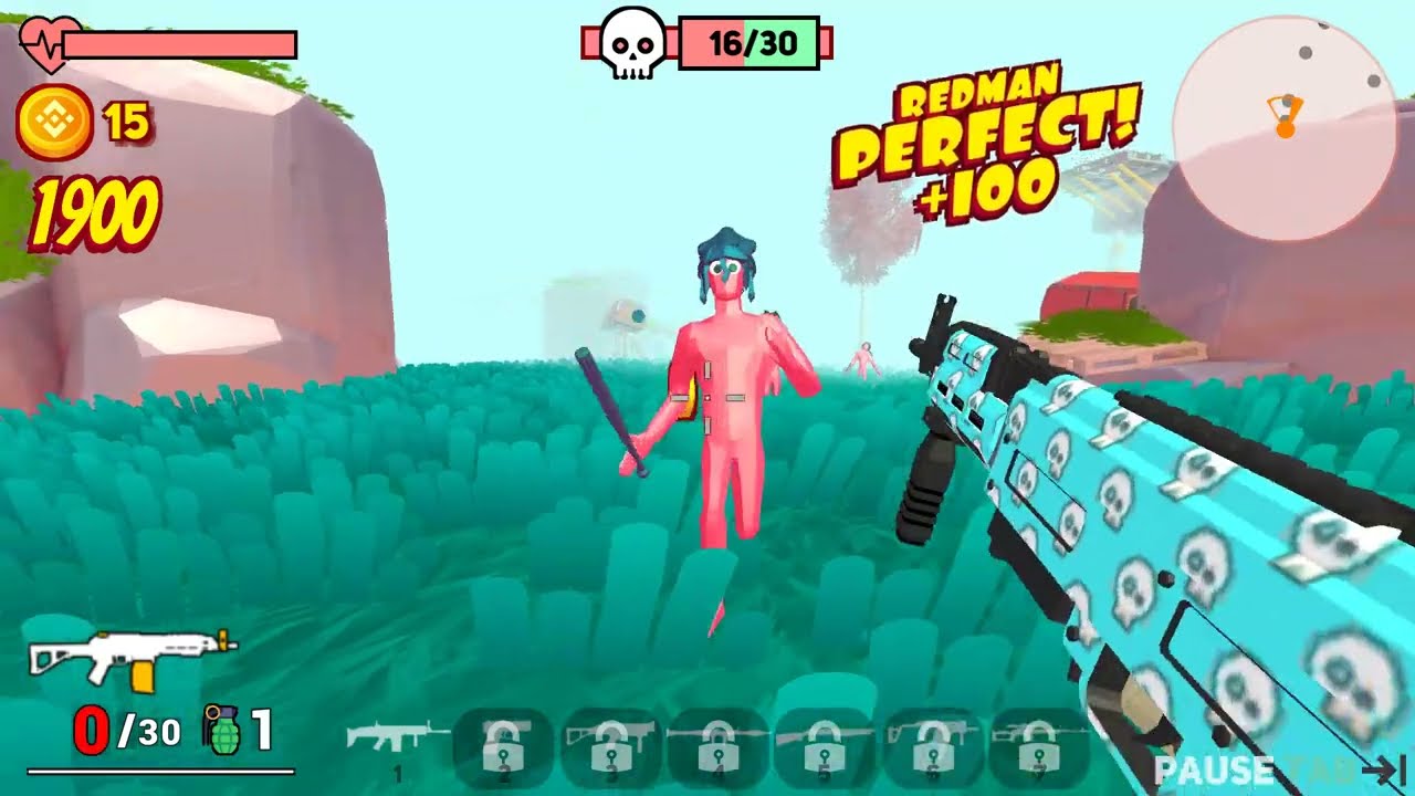keseruan bermain game Funny Shooter 2